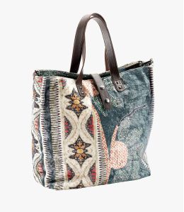 HAPPY ANAE Viscose, cotton, leather bag for Women 37 x 32 x 15 CM - 1