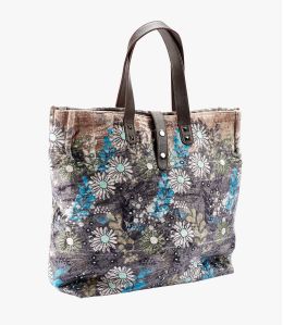 HAPPY OLGA Viscose, Cotton, Leather Bag for Women 37 x 32 x 15 CM - 1