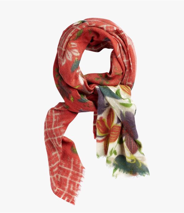 ODILE Boiled Wool Scarf for Women 80 x 190 CM - 7