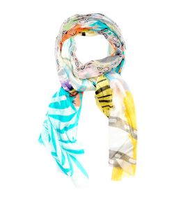 FLORIDA Silk Modal Scarf for Women 100 x 180 CM - 4