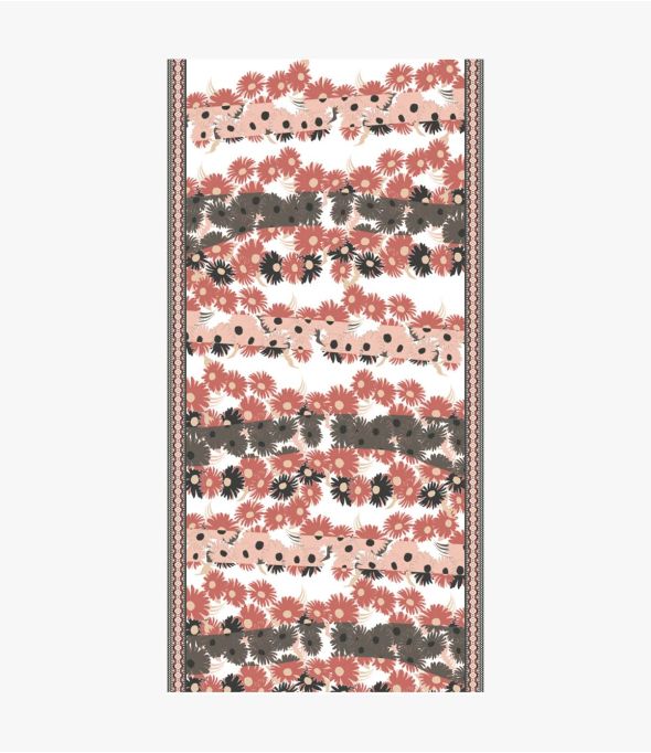 IRIS Women's Cotton Scarf 100 x 200 CM - 1