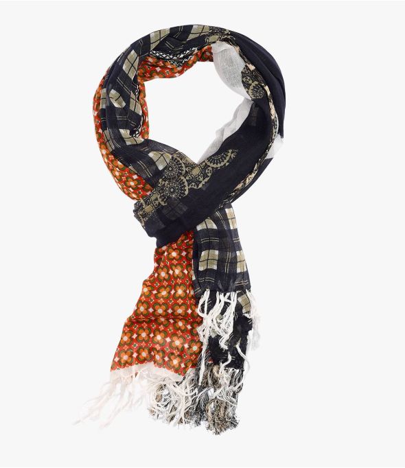 TONY Men's Jacquard Cotton Scarf 100 x 200 CM - 5