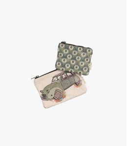 VANITY 2CV Women's Cotton Pouch 21x15cm / 16x12cm - 1