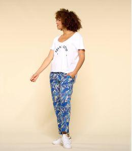 CLYDE THAÏS INDIGO Women's Modal Pants - 2