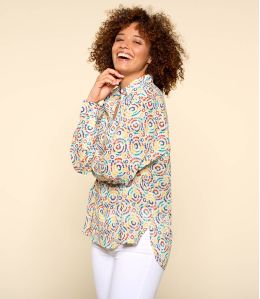 COSY MAYA MULTI Women's Cotton Shirt - 2