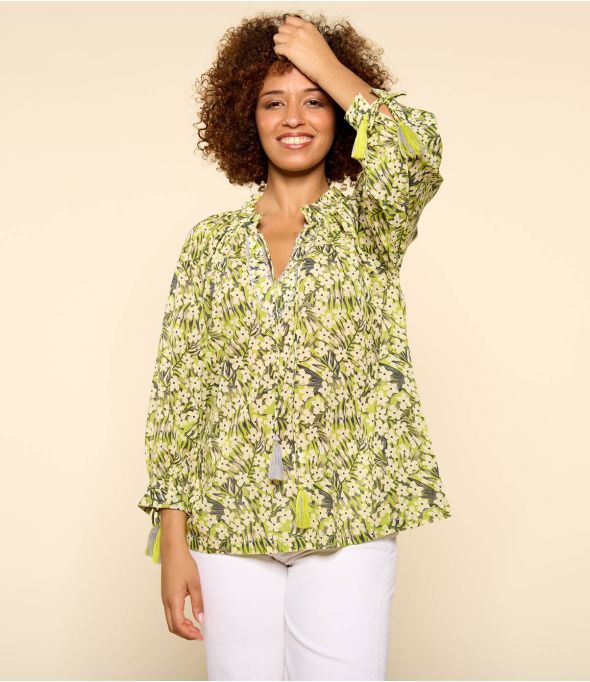 BETI SAKURI ANISE Women's Cotton Blouse - 1