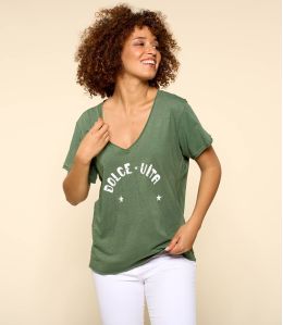 VITA KHAKI A Women's Organic Cotton T-Shirt - 2