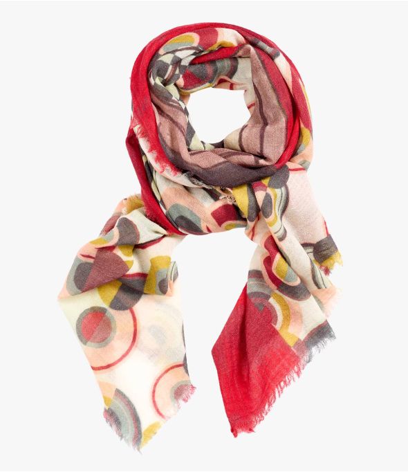 CASSY Wool, Nylon Scarf for Women 100 x 190 cm - 1