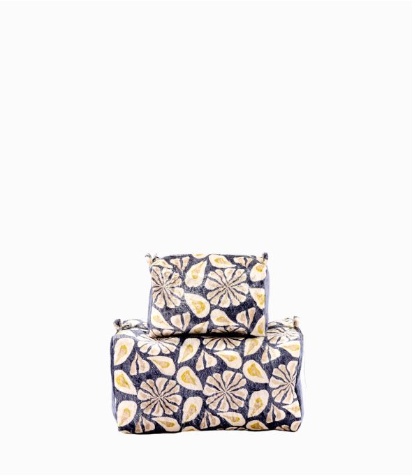 COSM VELVET ADELIE Women's Viscose and Cotton Clutch 26 x 14 x 14 cm/17 x 7 x 11 cm - 1