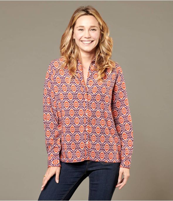 FRAN KALEI CARMINE Viscose Shirt for Women - 1