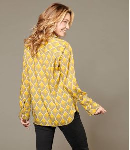 FRAN PAON JAUNE Viscose Shirt for Women - 2