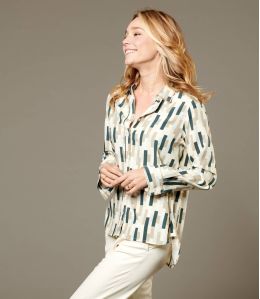 FRAN SCALA BEIGE Women's Viscose Shirt - 1