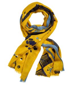 HUGO Men's Wool Scarf 80 x 200 cm - 2