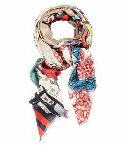 JUDITH Silk Wool Scarf for Women 100 x 200 cm - 2