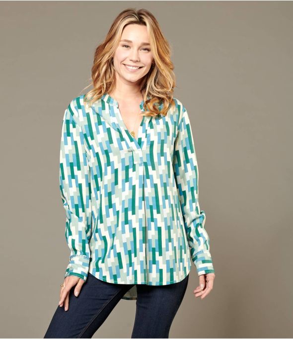 MILA SCALA DUCK Viscose Blouse for Women - 1