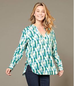 MILA SCALA CANARD Viscose Blouse for Women - 2