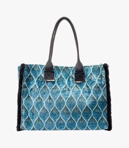 POP VELVET CANARD Viscose, cotton, AQ, leather bag for Women 40 x 30 x 15 cm - 1