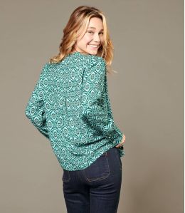 SARA KALEI DUCK Viscose Blouse for Women - 2