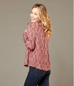 SARA KALEI CARMINE Viscose Blouse for Women - 2