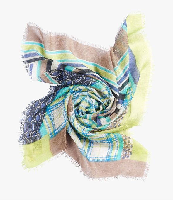 ZIGGY Modal Bandana with Cashmere for Women 60 x 60 CM - 1