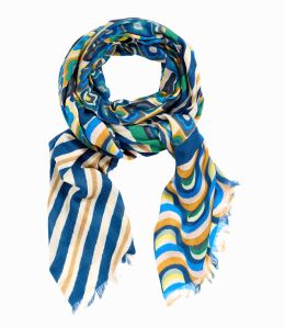 CECILE Wool, silk scarf for Women 70 x 190 cm - 4