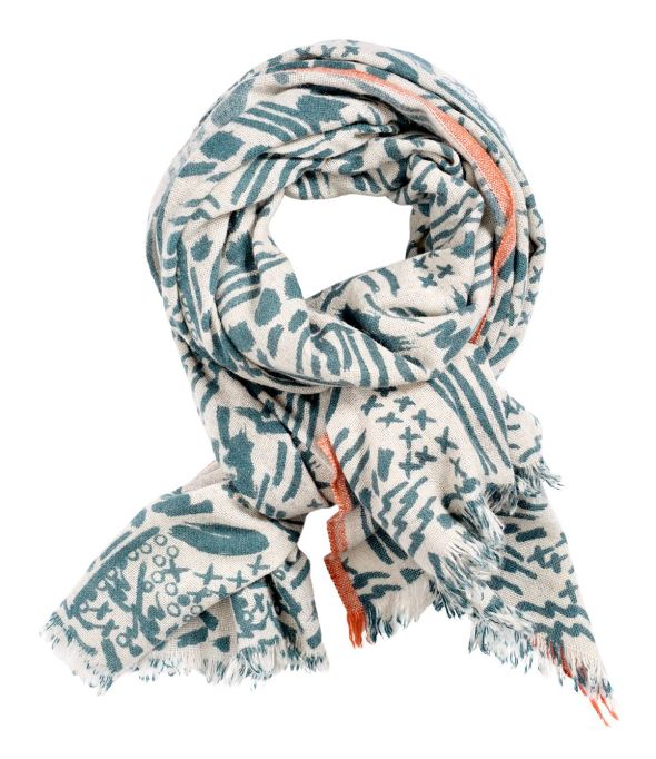 CLEM Women's Wool, Nylon Scarf 100 x 200 cm - 4