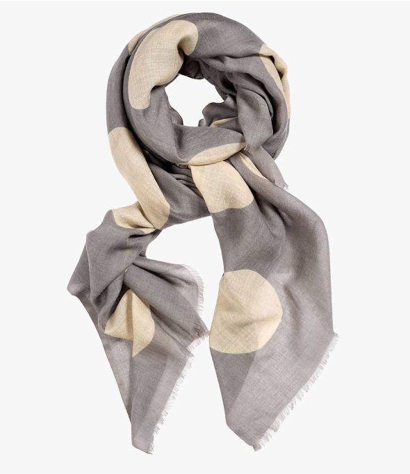 FLAVY Silk Wool Scarf for Women 100 x 200 CM - 4