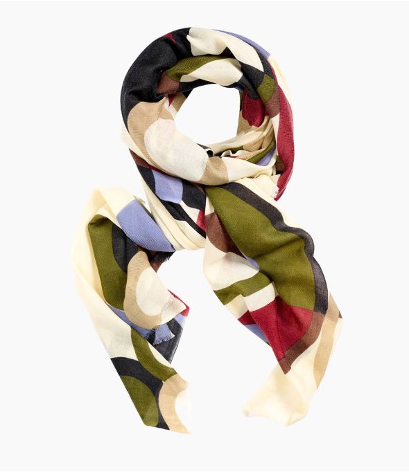 FRIDA Wool, Silk Scarf for Women 100 x 200 cm - 4