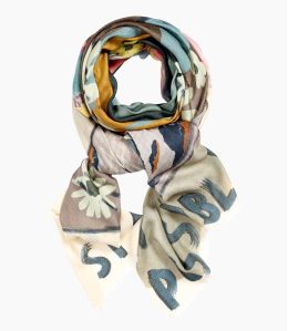 JANET Wool, Silk Scarf for Women 100 x 200 cm - 4