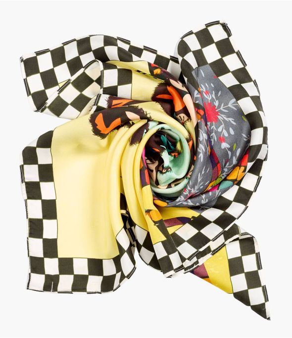 TAKE Women's Silk Bandana 65 x 65 cm - 3