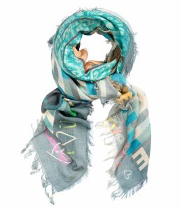 PEPITA Large Wool Square Scarf for Women 140 x 140 cm - 10