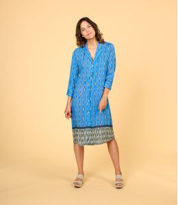 ELENA DIAMOND BLUE viscose for Women - 1