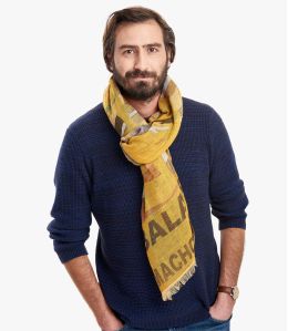 CHINO Men's Cotton Wool Scarf 70 x 200 CM - 1