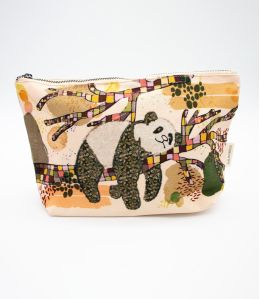 POUCH ROSITA in jute, cotton for Women 34 x 20 x 10 cm / 21 x 15 x 6 cm - 1