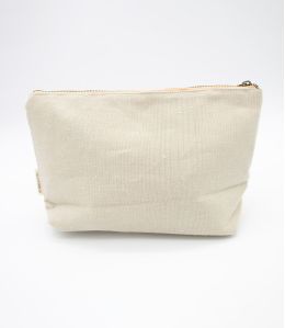 POUCH MICHELE jute, cotton for Women 34 x 20 x 10 cm / 21 x 15 x 6 cm - 2