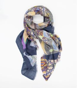 DEBRA Wool, Silk Scarf - 15