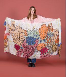 ELOISE Wool, Silk Scarf - 6