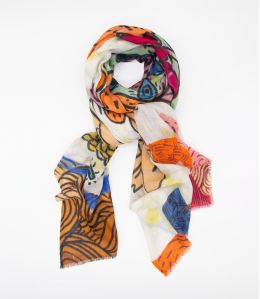 ELOISE Wool, Silk Scarf - 7