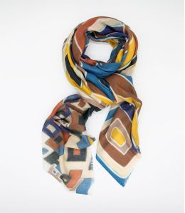 ENZA Wool, Silk Scarf - 7