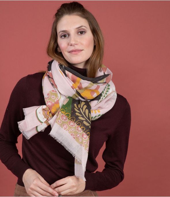 FLORE Wool Scarf - 1