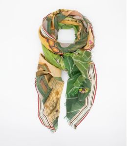 LEONIE Wool Scarf, Cotton - 3