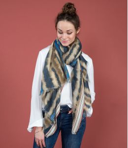 LUCE Wool Scarf, Cotton - 1