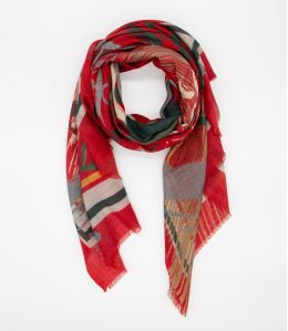 FOLK Wool, Silk Scarf - 2