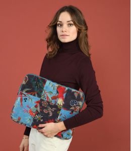 LAPTOP PATCHWORK Cotton Computer Sleeve - 1