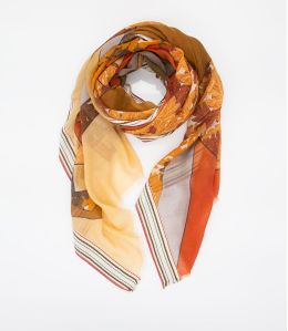 TAIGA Wool Scarf, Cotton - 8