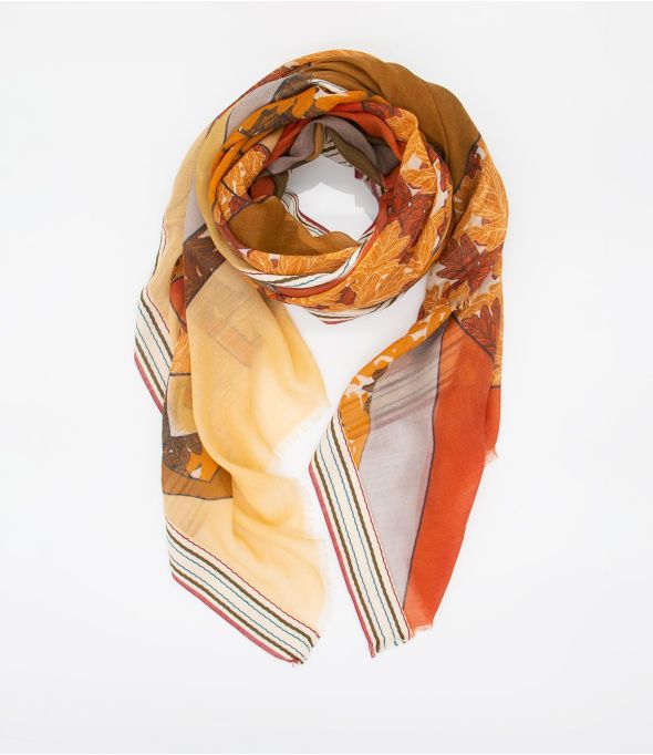 TAIGA Wool Scarf, Cotton - 1