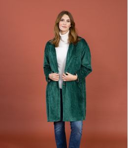 LIV VELVET FIR Cotton Coat - 1