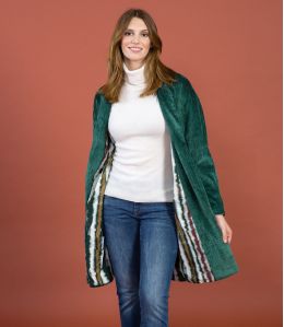 LIV VELVET FIR Cotton Coat - 2