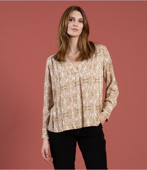 SARA MARGOT ROSE Viscose Blouse - 1