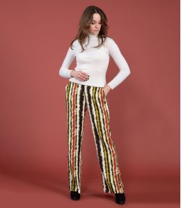 SASHA LUCE CHOCOLATE Viscose Pants - 1